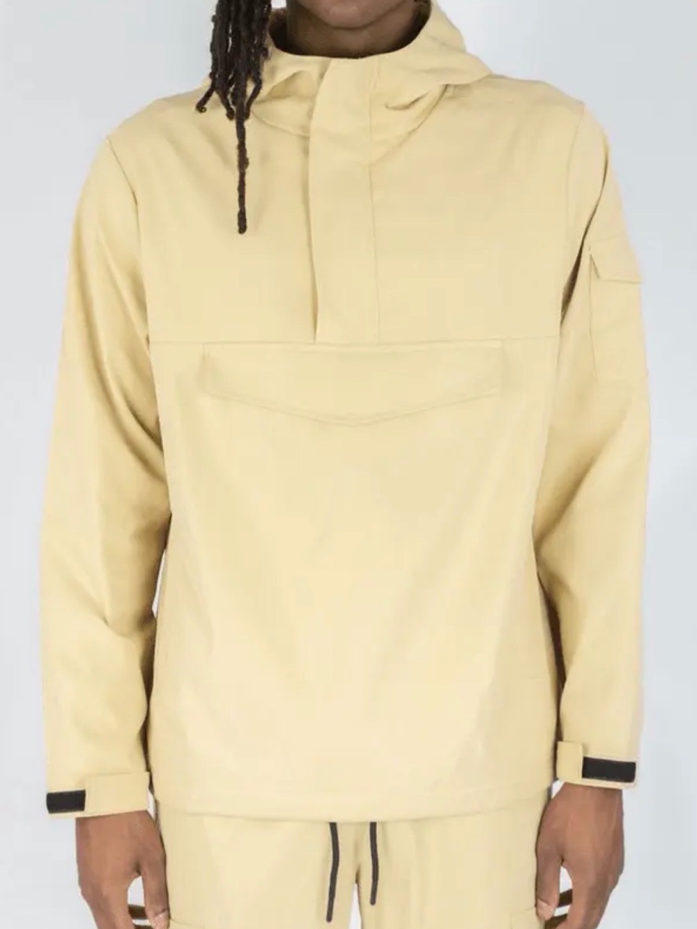 Rebel Minds - Solid Nylon Anorak light weight jacket